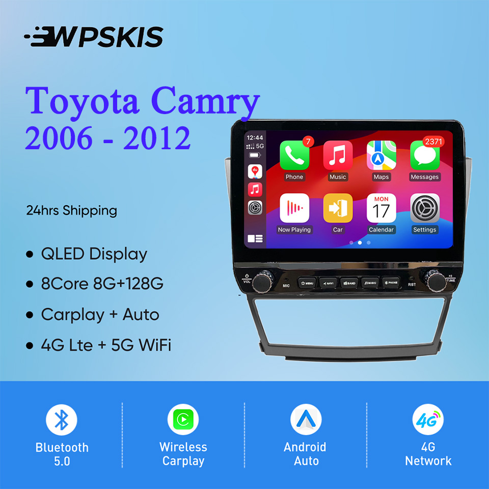 Audio Music To Text - Autoradio Stereo Voor Toyota Camry 2006-2011