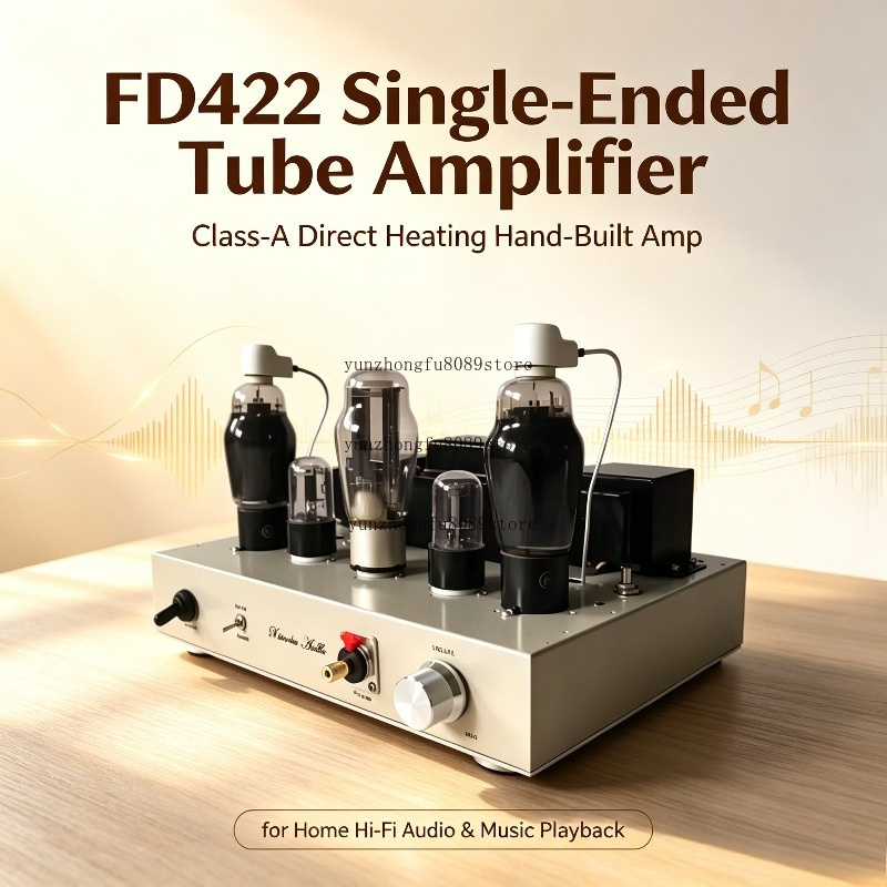 Audio Music In Youtube - FD422 Single-Ended Buizenversterker, Klasse-A Direct Verwarmde