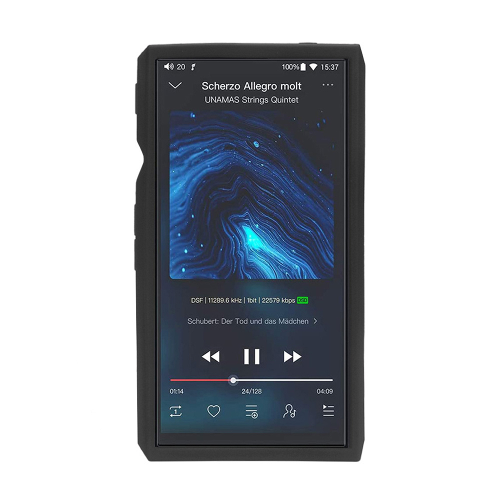 Audio Music App - Zachte Siliconen Beschermhoes Anti-kras Case Skin
