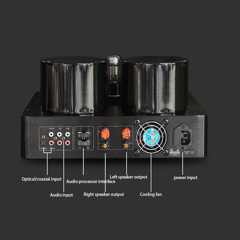 Audio Music In Youtube - 【HOT】220V 200W*2 HiFi Draadloze Bluetooth Buizenversterker