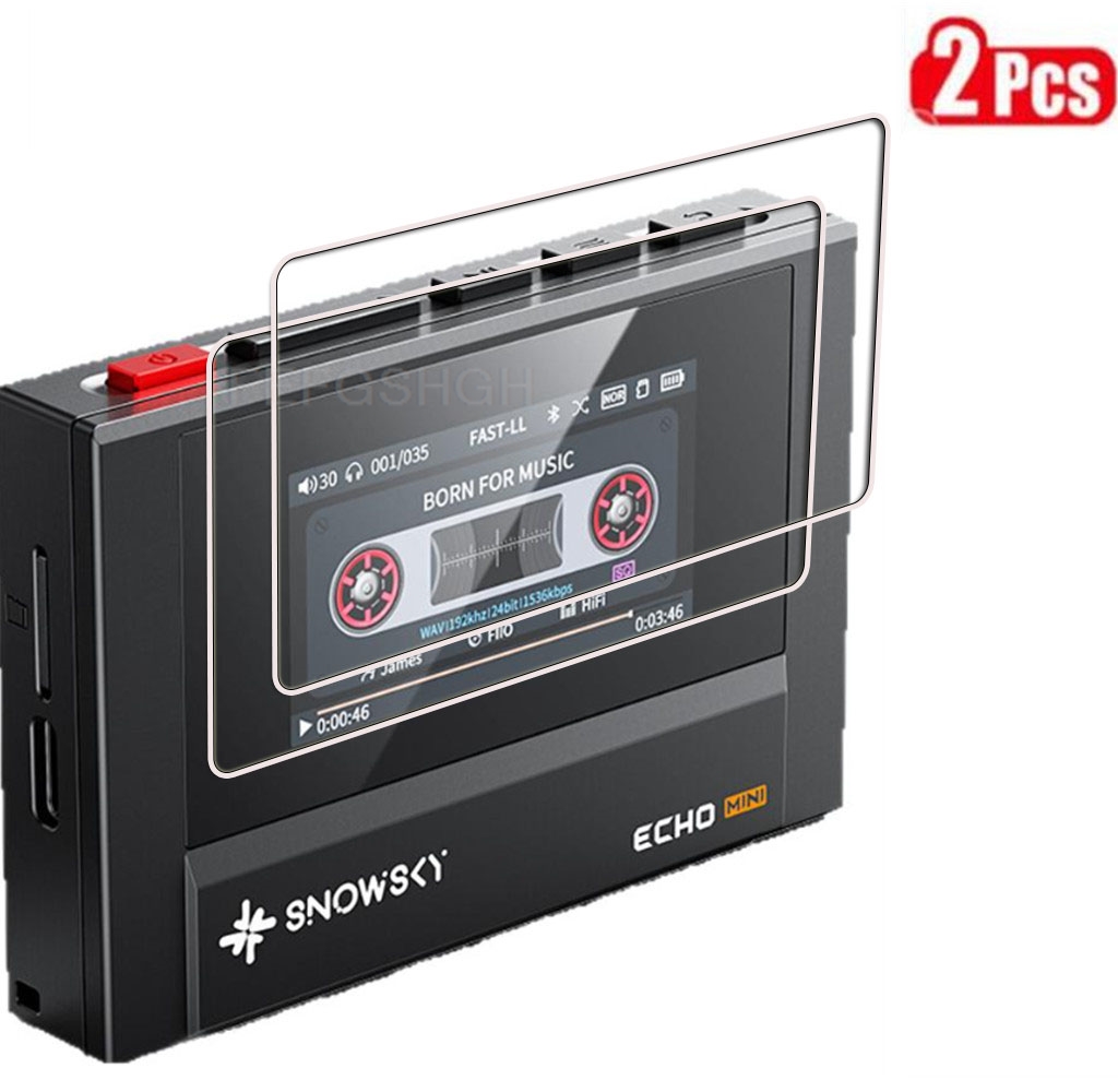 Audio Music App - 2PCS 9H Gehard Glas Voor SnowSky/FiiO