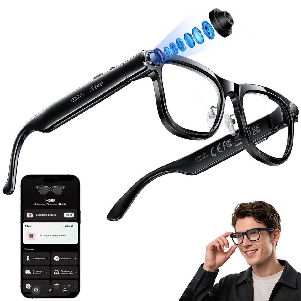 AI Smart Glasses met ChatGPT R - Audio Music Maker recensie en prijs