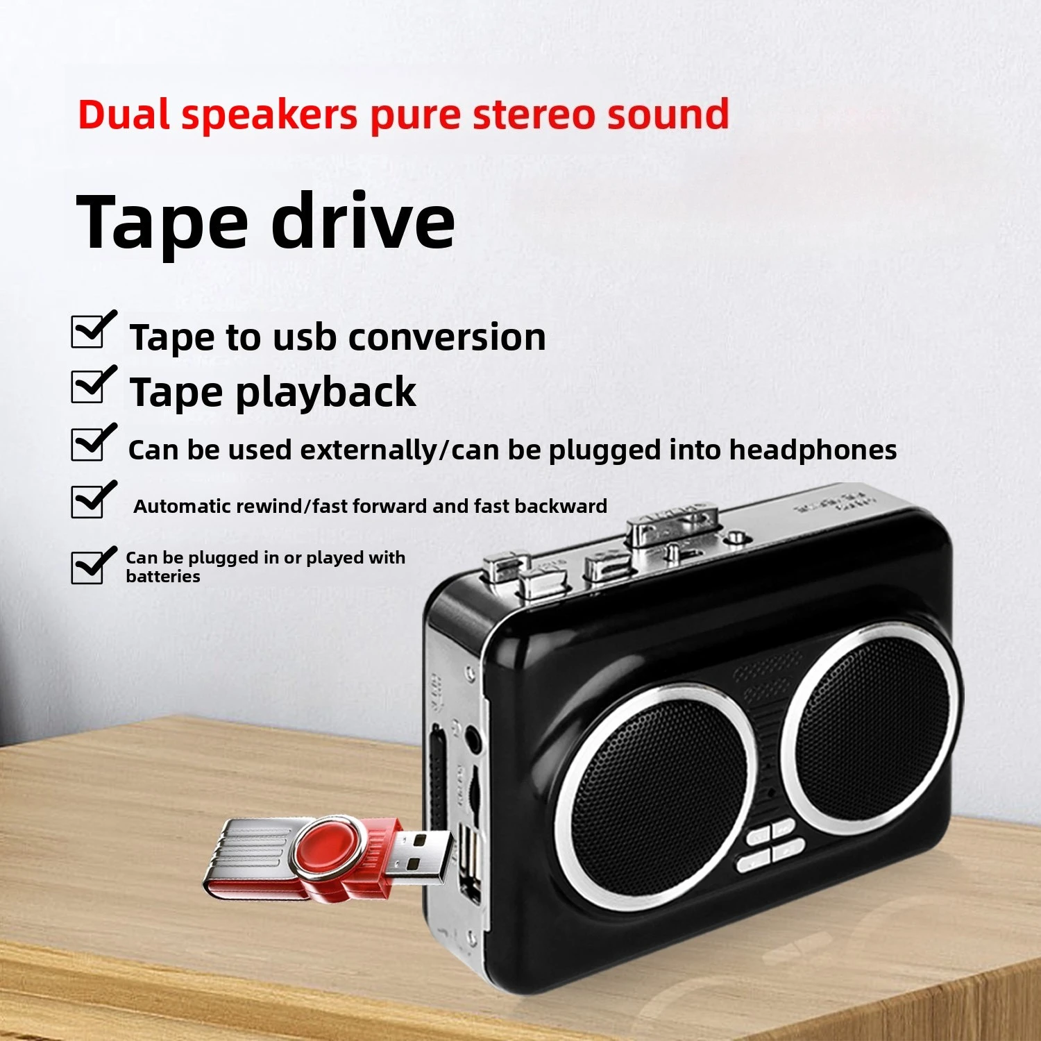USB-cassettespeler Muziek Audi - Audio Music App recensie en prijs