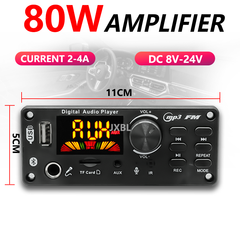 80W Bluetooth 5.0 MP3 Decoder  - Audio Music App recensie en prijs