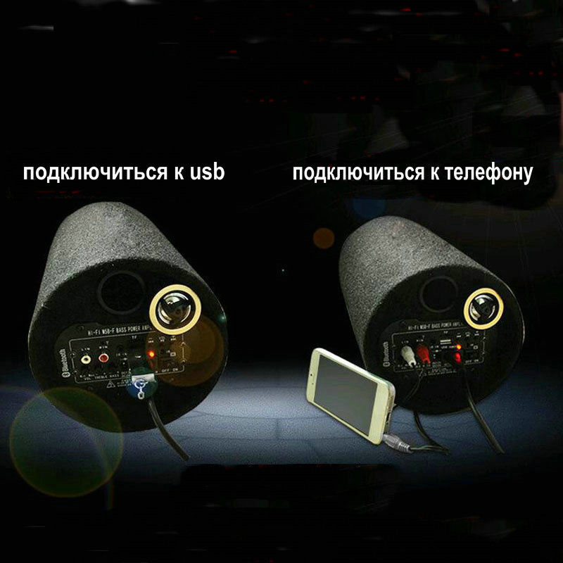 1 Set/partij 6 Inch 12 V 220 V - Audio Music In Youtube recensie en prijs