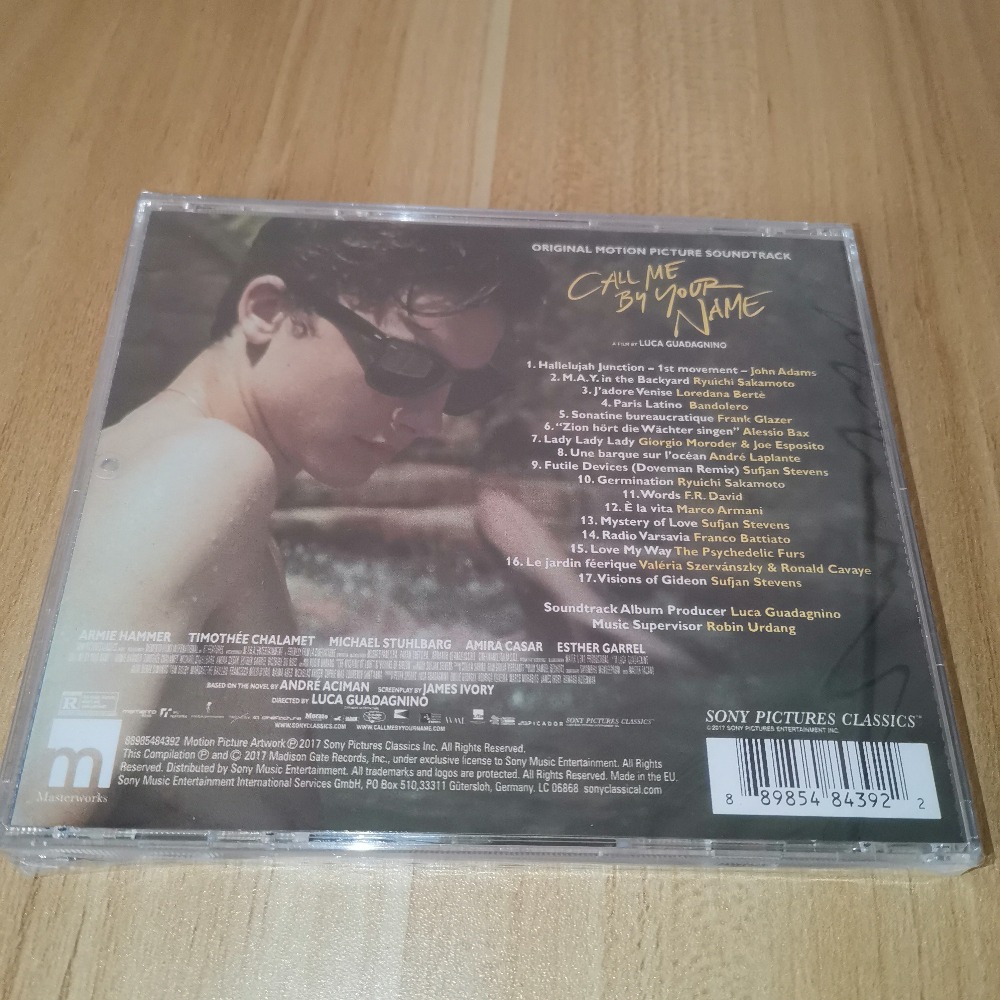 Call Me by Your Name Soundtrac - Audio Music New Song recensie en prijs