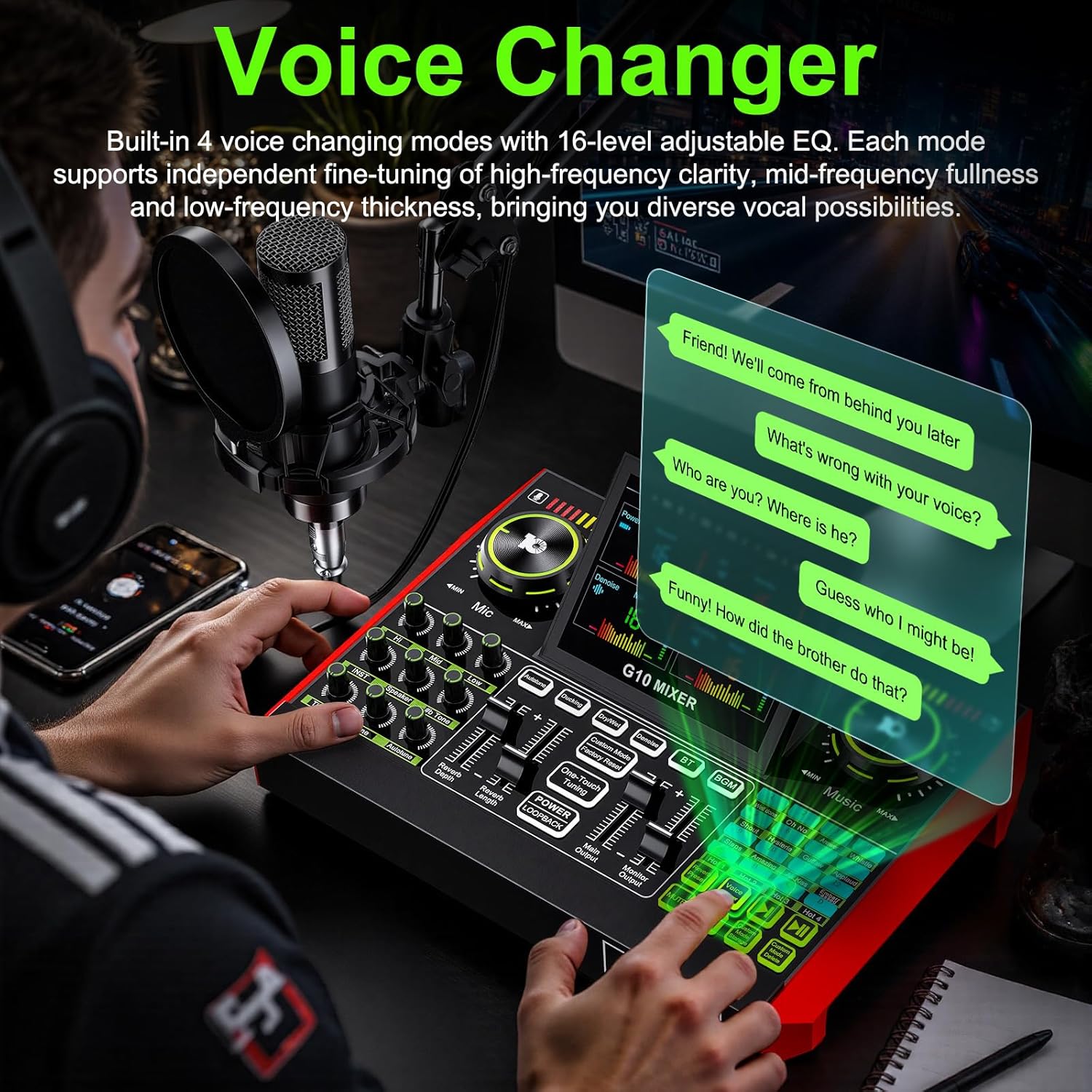 Tenlamp G10 Live streaming aud - Audio Music Maker recensie en prijs