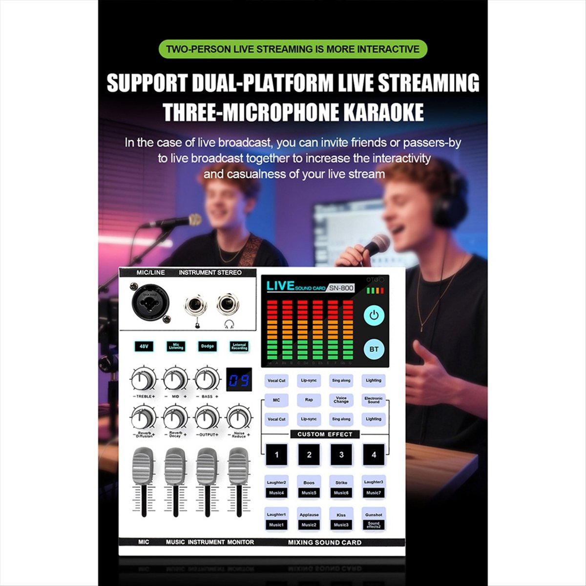 DTC5 SN800 Live Sound Card Voi - Audio Music Maker recensie en prijs