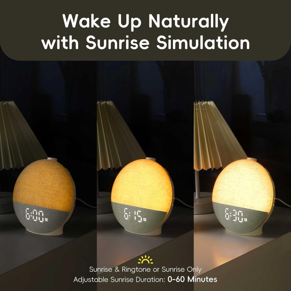 Wake Up Light Sunrise Wekker W - Audio Music Maker recensie en prijs